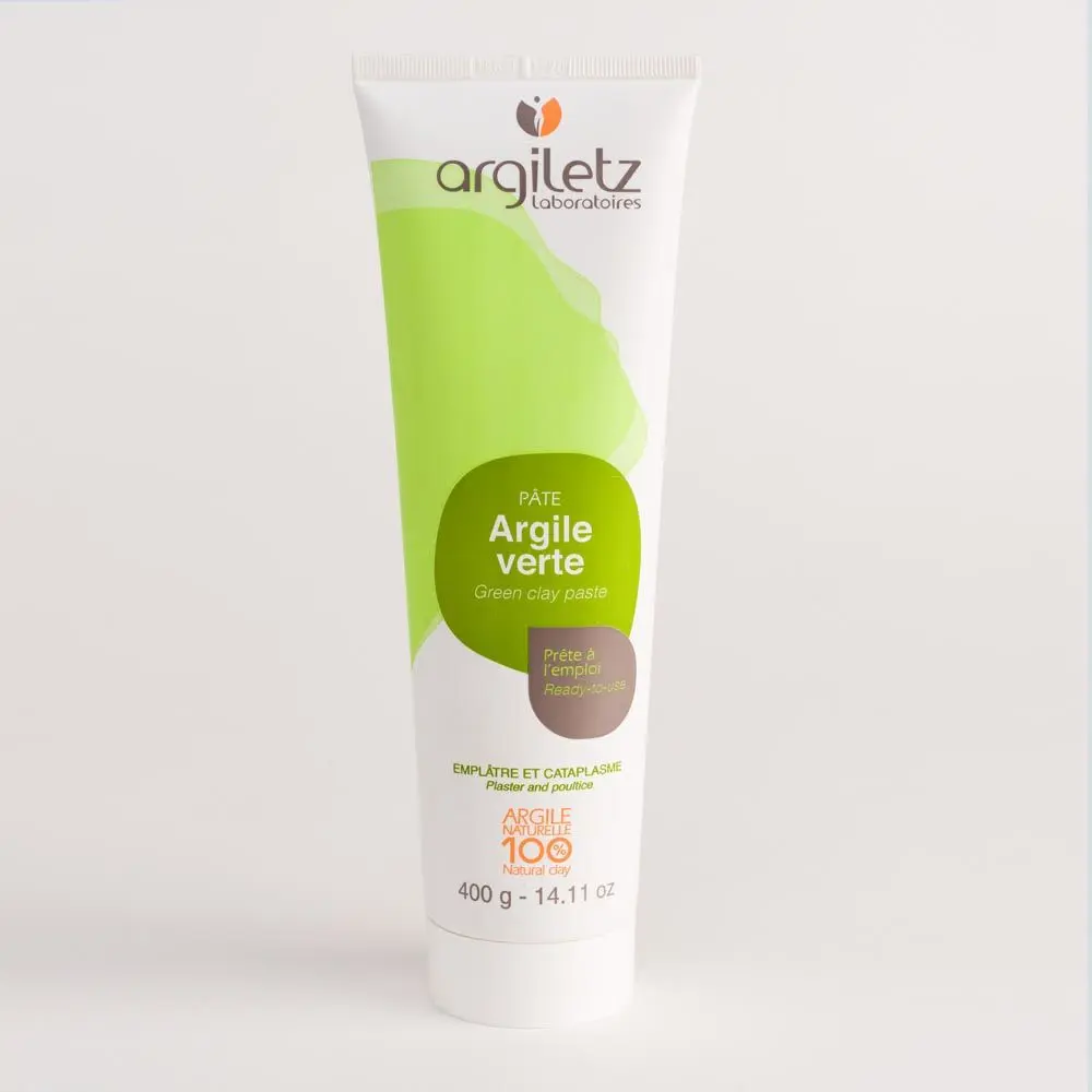 Argiletz pâte argile verte 400g - Pharmacie Agnès Praden à Alès