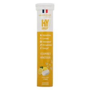 Granions Hydrop Pastille Hydratation au Citron 20 pastilles