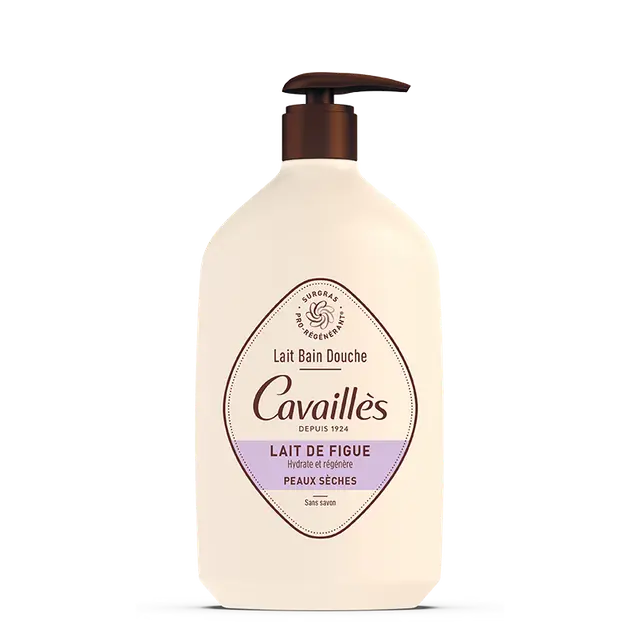 Cavailles Lait Bain Douche Lait de Figue 1L