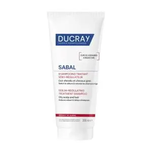 Ducray - Sabal Shampooing Traitant Sébo-Régulateur - Cuirs Chevelus et Cheveux Gras, 200ml - Pharmacie Agnès Praden à Alès