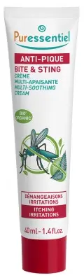Puressentiel Anti-Pique Crème Multi-Apaisante Bio 40 ml - Pharmacie Agnès Praden à Alès