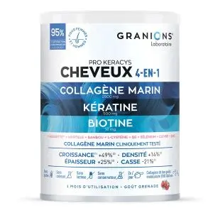 Laboratoire des Granions Pro Keracys Cheveux 4en1 Collagène + Kératine + Biotine 300g