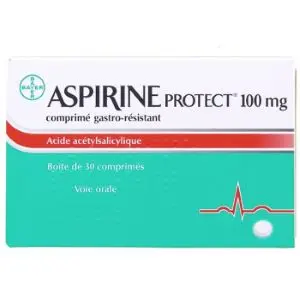 Bayer Aspirine Protect 100mg x30 Comprimés - Pharmacie Agnès Praden à Alès