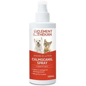 Clement-Thekan Calmocanil Spray Calme et Soulage les Démangeaisons Chiens Chats 200ml