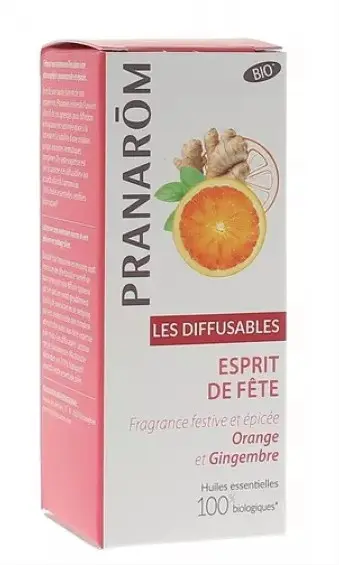 Pranarom Diffusion Huile Essentielle Esprit De Fête Bio 30 ml