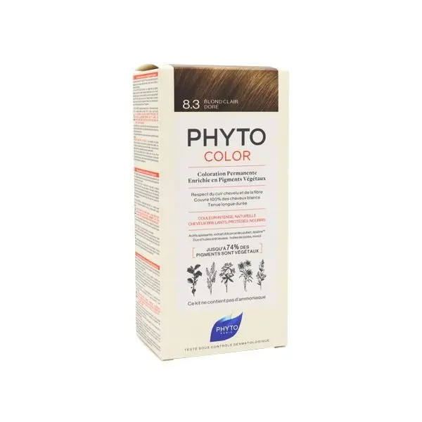 Phytocolor 8.3 blond clair doré coloration permanente