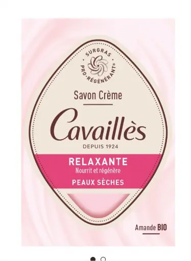 Cavailles Savon Crème Relaxante 100g