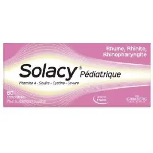 Grimbert Solacy Pédiatrique 60 Comprimés - Pharmacie Agnès Praden à Alès