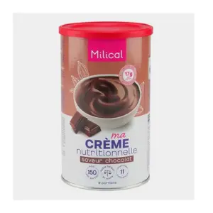 Milical Crème Hyperprotéinée Saveur Chocolat 9 portions 