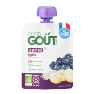 Good Gout Gourde Petit Déj Myrtille 70g