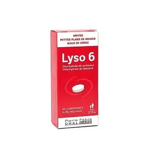 Pierre Fabre Lyso 6 30 Comprimés