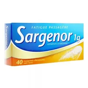 Meda Pharma Sargenor 1g Sans Sucre 40 Comprimés Effervescents