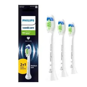 Philips Sonicare Têtes De Brosse à Dents Blanche Optimal White W2 HX6063/87 x2+1