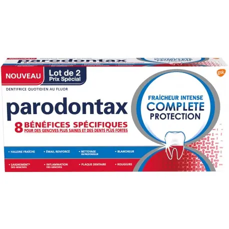 Parodontax complete protection tb75mlx2 - Pharmacie Agnès Praden à Alès
