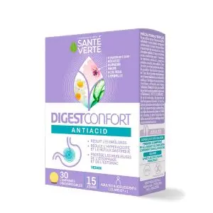 Sante Verte DIgestConfort Antiacid 30 Comprimés Orodispersibles