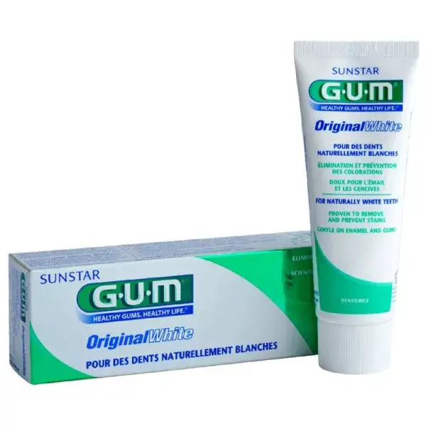 GUM Dentifrice original white 75ml