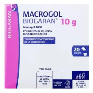 Biogaran Macrogol 10g 20 Sachets