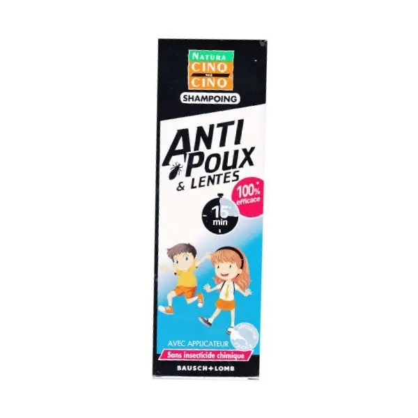 Bausch & Lomb Cinq Sur Cinq shampooing anti poux & lentes 100 ml