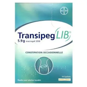 Bayer TransipegLib 5,9g Macrogol 14 Sachets - Pharmacie Agnès Praden à Alès