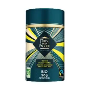 Thés de la Pagode Thé Noir "Délice d'Agrumes"50g - Pharmacie Agnès Praden à Alès