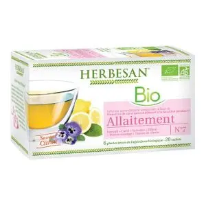Super Diet Herbesan Infusion Fenouil Carvi Allaitement Bio Saveur Citron 20 Sachets - Pharmacie Agnès Praden à Alès
