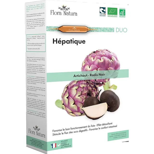 Flora natura duo hépatique bio 20 Ampoules