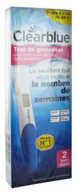 Clearblue Test de Grossesse Digital 2 Tests