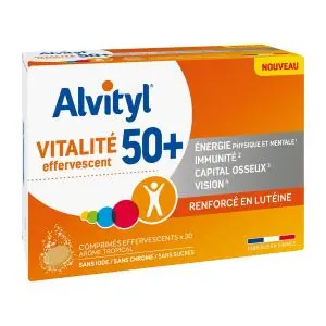 Urgo Alvityl Vitalité 50+ 30 Comprimés Effervescents