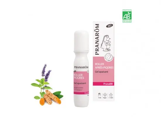 Pranarôm PranaBB Roller Après-Piqûres Gel Apaisant Bio 15ml - Pharmacie Agnès Praden à Alès