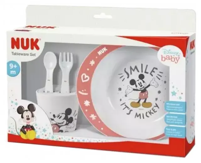 NUK Coffret de Vaisselle Disney Baby 9 Mois et +