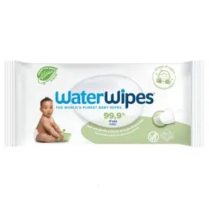 WaterWipes Visage et Mains 60 Lingettes Texturées 
