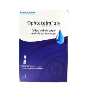 Bausch & Lomb Ophtacalm 2 % Collyre 10 Récipients Unidoses