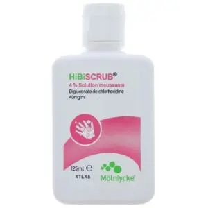 Molnlycke Hibiscrub 4% Solution Moussante 125ml