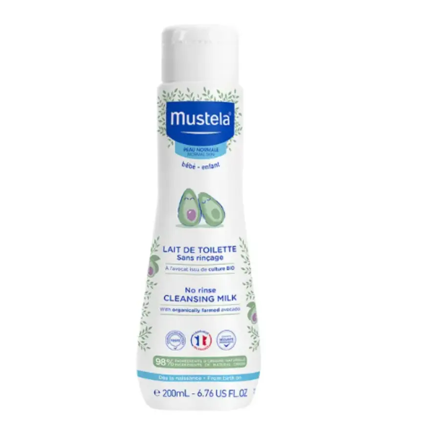 Mustela Lait Toilette Sans Rinçage 200 ML - Pharmacie Agnès Praden à Alès