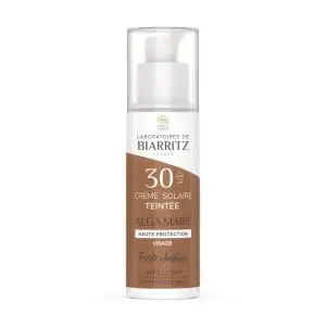 Laboratoires de Biarritz Crème Solaire Visage Teintée Ambre SPF30 50 ml