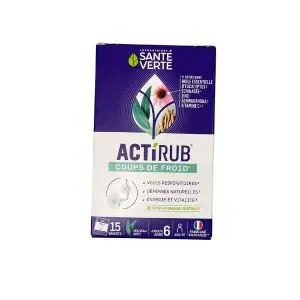 Santé Verte Actirub Coups De Froid 15 Sachets