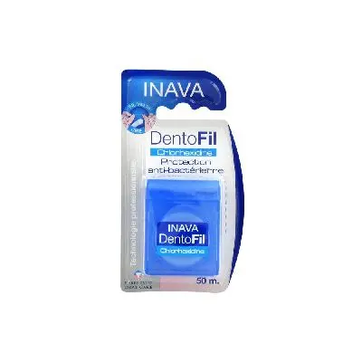 Inava Dentofil Chlorhexidine Fil Dentaire 50 m - Pharmacie Agnès Praden à Alès