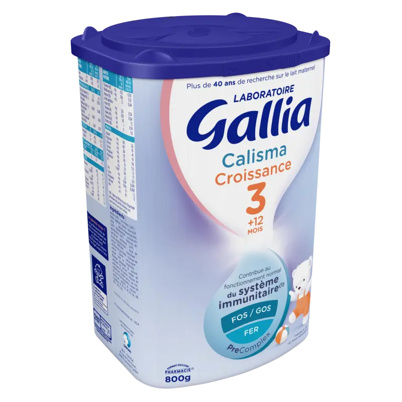 Gallia Calisma Croissance 3 Lait dès 12 mois 800g - Pharmacie Agnès Praden à Alès