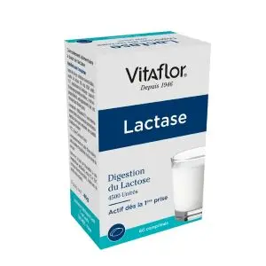 Vitaflor Lactase Digestion du Lactose 60 Comprimés