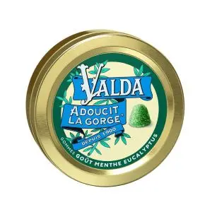 Omega Pharma Valda Gommes Goût Menthe Eucalyptus 50 g