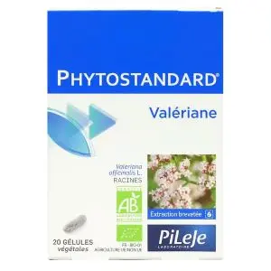 Pileje Phytostandard Valériane 20 Gélules