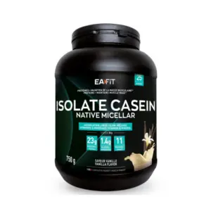 Eafit Isolate Casein Native Micellar Saveur Vanille 750 g