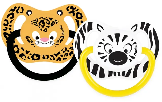Dodie Duo Jungle 2 Sucettes Physiologiques Silicone 6 Mois et + N°P67