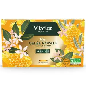 Vitaflor Gelée Royale Bio 4000mg 10 Ampoules