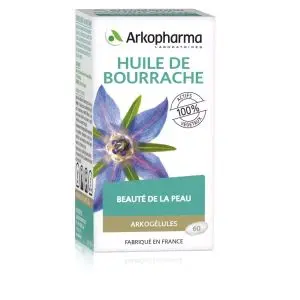 Arkopharma Arkogélules® Huile de Bourrache, 60 Gélules - Pharmacie Agnès Praden à Alès