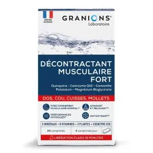 Laboratoire des Granions Décontractant Musculaire Fort - 20 Comprimés - Pharmacie Agnès Praden à Alès