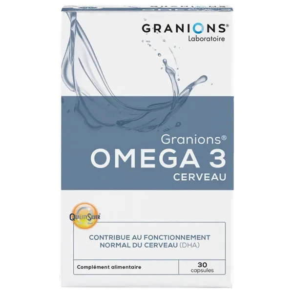 Laboratoire des Granions omega 3 cerveau 30 capsules 20g