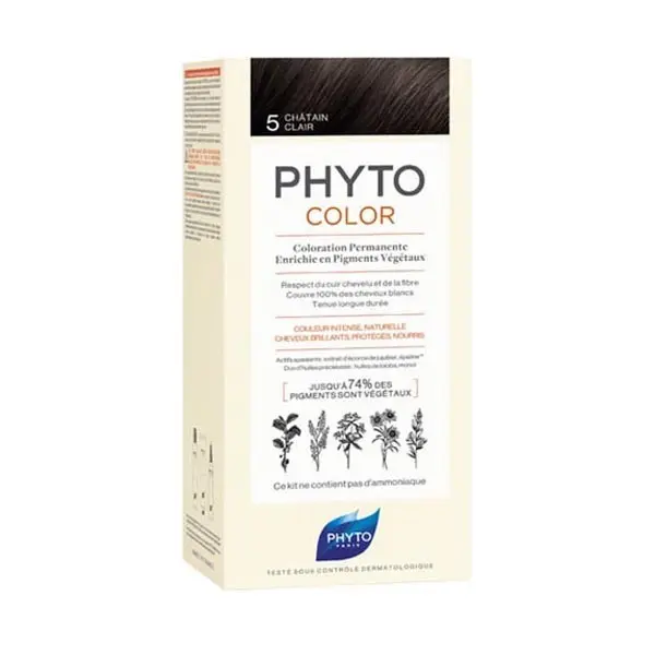 Phytocolor 5 châtain clair 112ml - Pharmacie Agnès Praden à Alès