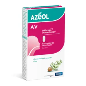 Pileje Azéol AV 15 comprimés