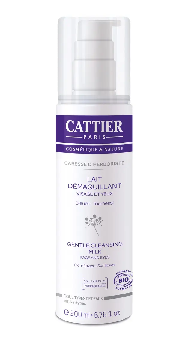 Cattier Caresse d'Herboriste Lait Démaquillant 200ml